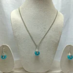 Turquoise Teardrop Jewelry Set for Women