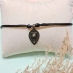 Antique-Style Teardrop Pendant for Men