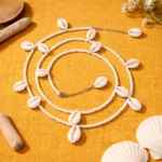 White Cowrie Shell Waist Chain for Women