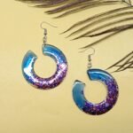 Chunky Resin Earrings for Women