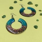 Chunky Resin Earrings for Women
