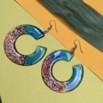 Chunky Resin Earrings for Women