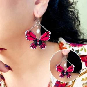 Women’s Resin Butterfly Earrings