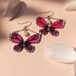 Women’s Resin Butterfly Earrings