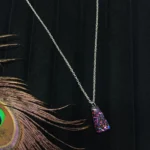 Glitter Resin Pendant for Women
