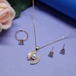 Rose Gold Jewelry Set for Women