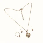 Elegant Rose Gold Jewelry Combo for Women