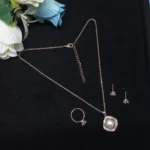 Elegant Rose Gold Jewelry Combo for Women