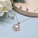 Elegant Rose Gold Jewelry Combo for Women