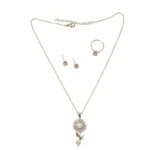 Radiant Rose Gold-Tone Jewelry Set
