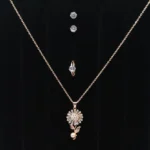 Radiant Rose Gold-Tone Jewelry Set