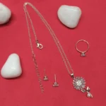 Radiant Rose Gold-Tone Jewelry Set
