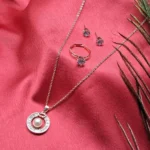 Elegant Pearl & Crystal Jewelry Set