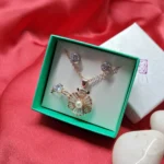 Chic Rose Gold-Tone Jewelry Set