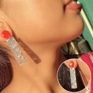 Glitter Resin Earrings for Women