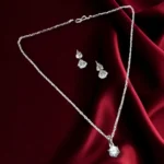 Minimalist Silver-Tone Pendant Set