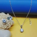 Minimalist Silver-Tone Pendant Set