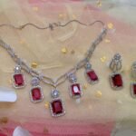 Statement Pink AD Jewelry Set