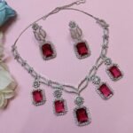 Statement Pink AD Jewelry Set