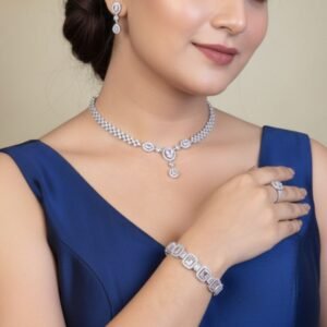 Royal Affinity CZ Stone Jewelry Set