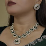 Elegant American Diamond Necklace Set