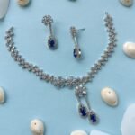 Premium Blue CZ Jewelry Set for Women