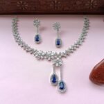 Premium Blue CZ Jewelry Set for Women