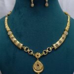 Traditional Gold-Tone Temple Jewelry Set