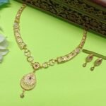 Traditional Gold-Tone Temple Jewelry Set