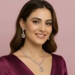 Romantic Pink CZ Necklace Set Romantic Pink CZ Necklace Set