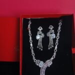 Sparkling CZ Statement Necklace Set