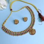 Traditional Temple Jewelry Set for Women