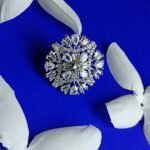 Elegant Floral AD Starburst Ring