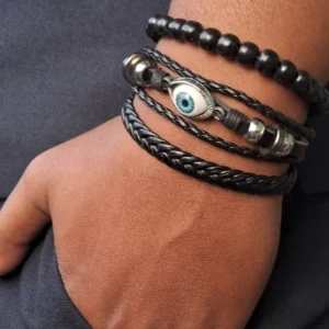 Bohemian Men’s Stackable Bracelet Set