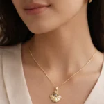 Delicate Cz Gold-Tone Floral Pendant Delicate Cz Gold-Tone Floral Pendant