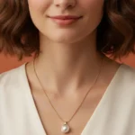 Gold-Tone Teardrop Pendant for Women Gold-Tone Teardrop Pendant for Women