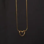 Beautiful Gold-Tone Heart Pendant