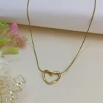 Beautiful Gold-Tone Heart Pendant