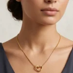 Beautiful Gold-Tone Heart Pendant Beautiful Gold-Tone Heart Pendant