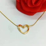 Beautiful Gold-Tone Heart Pendant