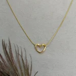 Beautiful Gold-Tone Heart Pendant