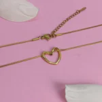 Beautiful Gold-Tone Heart Pendant