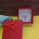 Classic Silver-Tone Adjustable Bow Ring