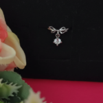 Classic Silver-Tone Adjustable Bow Ring