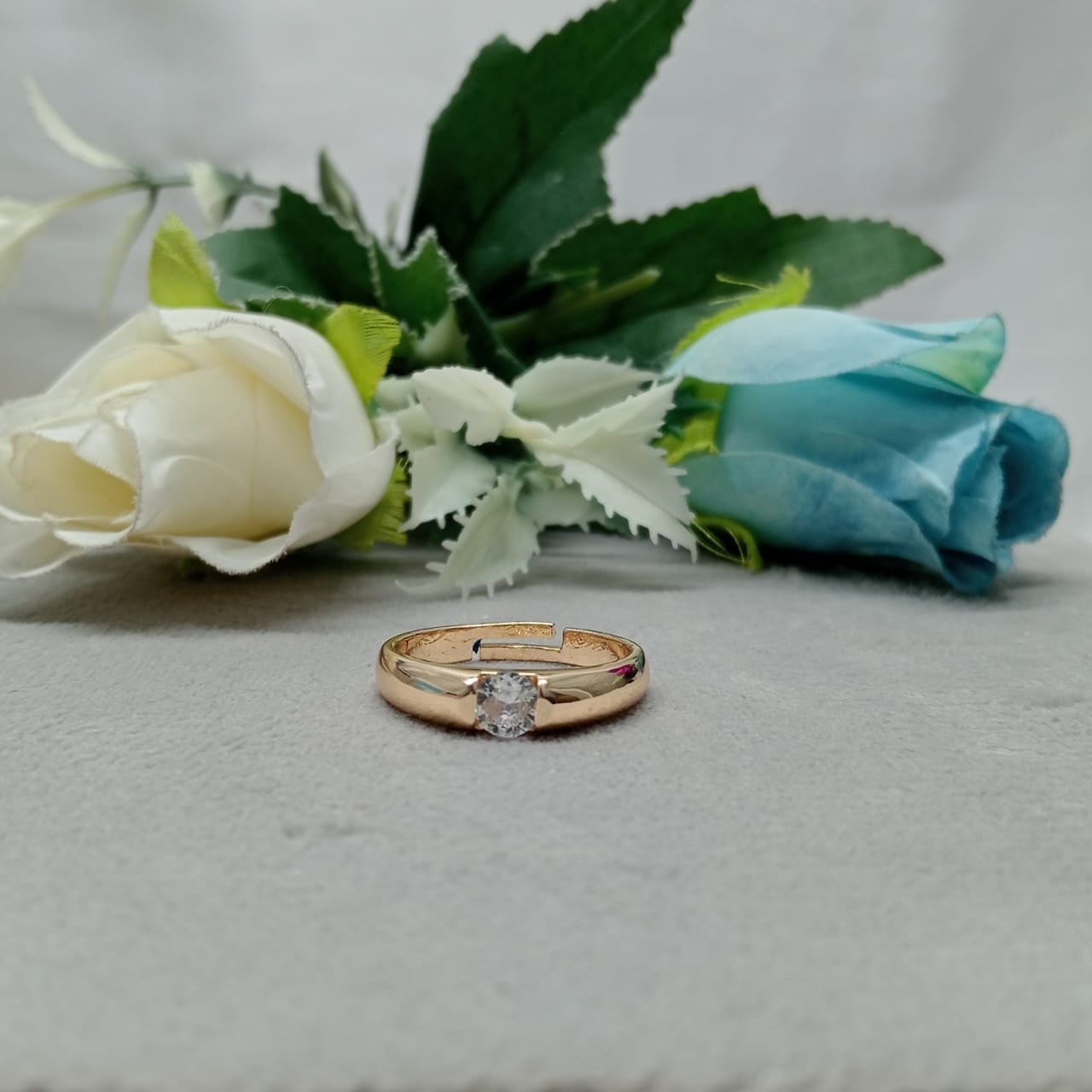 Statement Gold-Tone Open Band Ring