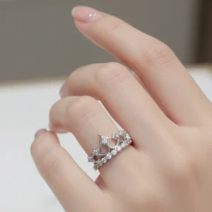 AD Crown-Inspired Ring for Women