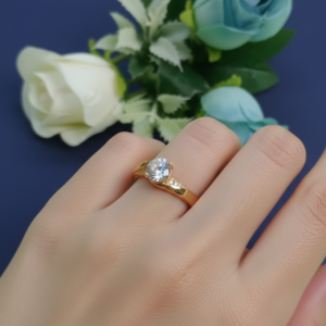 Classic Gold-Tone Adjustable Ring