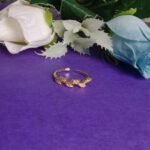 Dainty AD Leaf Ring for Women