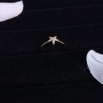 Stylish American Diamond Star Design Ring