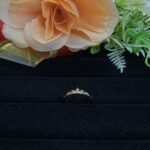 Gold-Tone Cubic Zirconia Tiara Ring